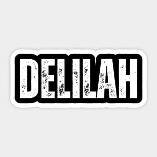 Delilah Name Gift Birthday Holiday Anniversary Sticker